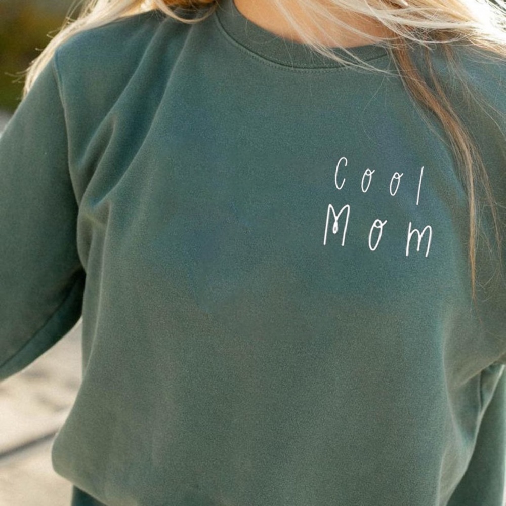 Cool Mom Pullover Casual Custom Crewneck Sweater